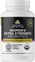 여성, Probiotics Women’s Extra Strength, Healthy Digestion and Immune System Function Support, 25억 CFUs* Per 서빙 당 60개