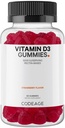 코질 비타민 D3 거미 비타민, 비타민 D3 5000 IU Gummies Cholecalciferol 125 mcg - 2-Month 공급 - 연약한 Pectin 기초를 두어, 동물성 젤라틴 자유로운 비타민 거미, 딸기, 글루텐 자유로운 - 60 Gummies