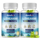L-Theanine Gummies 400mg의 성인 & 아이 4를 위한 Chewable Theanine 보충교재, 자연적인 긴장 기복, zzZ & 초점 보충교재, 채식주의자, 낮은 설탕, 비 죽음, 레몬 풍미, 120 Chewable