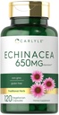 Carlyle Echinacea | 650mg | 120 캡슐 | 채식, 비 GMO 및 글루텐 무료 보충