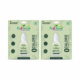 Zindagi Stevia Liquid Drops | Natural Sugar Free Sweetener | Zero Calorie & Diabetic Friendly | 20ML
