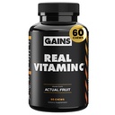 대량 Real Vitamin C, Immune Support Chewable, Citrus Bioflavonoids를 가진 자연적인 비타민, 식물 근원에서 전체적인 음식 비타민 C 보충교재, 여자와 남자를 위한 Vegan 보충교재, 60의 정제