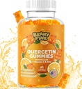 Bromelain Gummies와 Quercetin - 비타민 C + 아연 & 비타민 D3 - 추가 강도 면역 지원 부스터 - 60 Quercetin Gummies - 미국에서 만든
