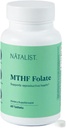 NATALIST MTHF Folate 1000 mcg (L-5-MTHF)는 여성을 위한 건강한 fertility & 임신을 지원합니다 - Reproductive 건강 & 태아 발달을 위한 매일 Folate 보충교재 - Vegan, 글루텐 자유로운 - 60의 정제