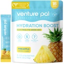 벤처 Pal Sugar Free Electrolyte Powder Packets - Rapid Hydration & Party Recovery 용 액체 일일 IV 음료 믹스 | 5 비타민 & 7 일 전동| Keto Friendly | Non-GMO | 인증 Vegan | 16 스틱