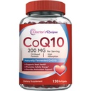 서빙 당 의사의 조리법 CoQ10 200mg, 올리브 기름을 가진 높은 흡수 Coenzyme Q10 보충교재, 심장 & 관 건강, 에너지 생산 & 산화 방지제 지원, 2 달 공급, 120 Softgels