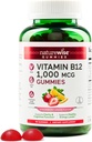 NatureWise Vitamin B12 Gummies for Adults, 1000 mcg - 딸기 레몬 맛 - 매일 에너지, 정신적 명확성,인지 기능 지원 - Vegan, 글루텐 프리, 비 GMO - 90 Count[45-Day 공급]