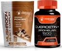 WELLNESS LABSRX 버섯 분말 2000mg - Bromelain 보충교재를 가진 Quercetin - 1500mg