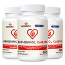 Ubiquinol CoQ10-600mg-Softgel, 비타민 E & Omega 3, 6, 9, 높은 흡수 이산화탄소 Q10의 에너지 생산을 위한 강력한 산화 방지제, 시험되는, 180 조사를 가진 활동적인 Coq10 Ubiquinol 보충교재