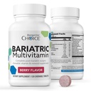 철 & 300mg 칼슘을 가진 Bariatric 선택 나의 Bariatric Chewable Multivitamin, 베리 (120ct)
