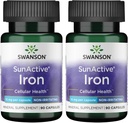 Swanson Sunactive 비 자극 철 15 밀리그램 90 캡슐 (2 팩)
