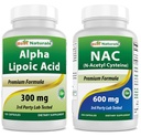 제일 자연적인 알파 Lipoic 산 300 mg & NAC 600 mg
