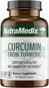 NutraMedix Curcumin - 500mg 심황 캡슐 - 건강한 염증 응답, 면역 체계, 뇌, 심장 & 간호 지원 (120 캡슐)를 승진시킵니다