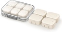 Ultra Small Travel Pill 주최자는 Purse, 10 Tiny Detachable Inner Boxes, Color Stickers, Compact & Portable Cute Medicine container for Supplement (AP)와 완벽한 비타민 케이스 홀더를 제공합니다.