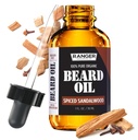 Leven Rose Spiced Sandalwood Beard Oil & Leave In 컨디셔너 by Ranger Grooming Co, 100% Groomed Beard, Mustache 및 Moisturized Skin 1 온스