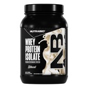 NutraBio 100 % Whey Protein Isolate Protein Powder, 25g Protein with Complete Amino Acid Profile, Non-GMO, Soy & Gluten Free, Low Carb, Low Calorie Whey Protein Powder, Raw Unflavored, 2 Lbs