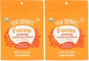 4 Sigmatic Focus Blend 7 Superfoods Adaptogen Blend Mix with Lion's Mane, Cordyceps, Rhodiola, Bacopa & Mucuna | 생산력 및 크리에이티브 지원 | Decaf & Dissolves easy | 30 서빙 (패킹 2)