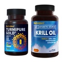 BioEmblem Antarctic Krill Oil Supplement Turmeric Curcumin는 임상적으로 TurmiPure를 장식했습니다.