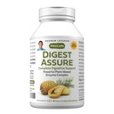 ANDREW LESSMAN Digest Assure 60 캡슐 - 강력한 천연 효소의 포괄적인 혼합 지원 및 향상된 소화 건강, 채식 소스 효소, 작은 쉽게 삼키기 캡슐