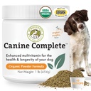 미래 애완 동물 유기 Canine 완료 - 개 Multivitamin 분말 - 1 Lb - 매일 개 비타민과 수제 식품을위한 보충제 - 면역 체계, 피부, 코트 및 전반적인 건강 - 작고 큰 품종