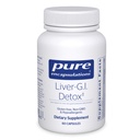 Pure Encapsulations Liver-G.I. Detox - Liver Cleanser & GI Detox* - 알파 Lipoic Acid & Curcumin Extract - 글루텐 무료 및 비 GMO - 60 캡슐