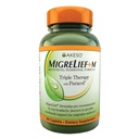 MigreLief+M - 여성 신경 건강 및 머리 안락을 위한 진보된 영양 지원 보충교재 – 60의 모자 (1 달 공급)