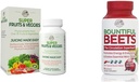 COUNTRY FARMS 슈퍼 과일 채소 산화 면역성 면역성 캡슐 + Bountiful Beets 니트로 산화물 순환 면역성 캡슐 번들, 30 + 90 서빙