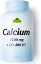 ALFA VITAMINS 칼슘 1500mg & 비타민 D3 400 IU의 지원 뼈 건강 & 면역 체계, 강한 뼈 & 치아를 위한 근본적인 비타민, 비타민 D3, 60 정제를 가진 칼슘 구연산염 보충교재