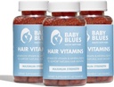 Baby Blues Postpartum Hair Loss Vitamins - Full Hair Cycle Pack - Biotin, Collagen 및 Folate와 함께