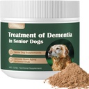 시니어 개는 Dog Dementia Supplement Mushroom Powder for Dogs 120g을 보충합니다 | Dogs Addresss Getting Lost, Social Withdrawal | Canine Cognitive Dysfunction
