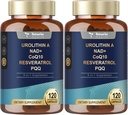 Totaria Urolithin NAD,CoQ10를 가진 보충교재 1000mg, 근육 에너지 산화 방지제 (포장 2)를 위한 여자 120 Softgel를 위한 보충교재