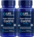 수명 연장 슈퍼 Ubiquinol CoQ10 100 mg, 60 softgels (팩 2)