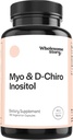 전체 스토리 Myo-Inositol & D-Chiro Inositol 여성을위한 보충 | 호르몬 균형 및 오바리안 건강 지원을위한 불임 보조제 | Myoinositol | 이상 40 : 1 비율 | 90 서빙