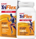 GNC TriFlex Fast-Acting 2.0, 합동 안락 및 뻣뻣함, Glucosamine/Chondroitin와 Boswellia 더하기 심황, 120의 모자를 개량하십시오