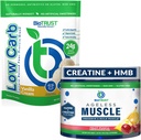 BioTrust Ageless Muscle (Fruit Punch) 및 낮은 Carb Multi Protein (Vanilla Cream) 번들