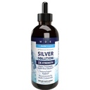 Alkaline Structured Silver Liquid 30ppm - 고급 면역 지원 액체 드롭 - 추가 강도 콜로이드 실버 미네랄 보충제 - 미국에서 제조 (4 oz)