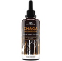 Naturealm Chaga Mushroom Liquid Tincture Supplement - 면역 지원, 항 산화 부스트 & 헤어, 피부, 네일 건강, Vegan, Non-GMO - 와일드 - 해체 과일 보디, 2 개월 공급