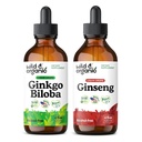 야생 & 유기 은행나무 Biloba Tincture 4 fl oz & Ginseng Tincture 4 fl oz