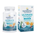 Nordic Naturals Ultimate Omega Jr., Strawberry - 90 미니 소프트 젤 - 680 EPA 및 DHA가있는 총 오메가-3s - 두뇌 건강, 무드, 학습 - Non-GMO - 45 서빙