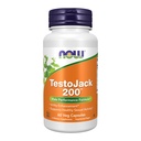 지금 식품 보충제, TestoJackTM 200 Tongkat Ali, Tribulus, Maca 및 Horny Goat Weed, 60 Veg 캡슐