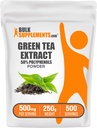 BulkSupplements.comgreen 차 추출물 분말 - 50% 폴리페놀 보충교재, EGCG 보충교재 - 글루텐, 봉사 당 500mg, 250g (8.8 oz) (1의 포장)