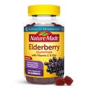 Nature Made Elderberry with Vitamin C 및 아연, 면역 지원, 100 Gummies, 50 일 공급을위한 다이어트 보충