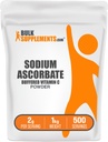 BulkSupplements.com 나트륨 아스코르브산염 분말 - 면역 지원, 나트륨 아스코르브산염 비타민 C - 완충 비타민 C, 글루텐 무료, 서빙 당 2g, 1kg (2.2 파운드) (1의 포장)