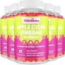 어머니 애플 아이더 Vinegar Gummies, Keto ACV Gummies 2000MG - Cleanse & Detox Diet, 녹차, 라즈베리, B12 및 Metabolism & Digestive Health, 팩 5