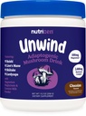 Nutricost Nutrizen PM Unwind Adaptogenic 버섯 음료 (Chocolate flavored) 30 서빙 - Reishi, Lion's Mane, Shiitake, Cordyceps 포함