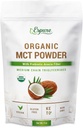 유기 MCT 분말 - USDA Certiifed 유기; Prebiotic Acacia 섬유로; 4개 oz