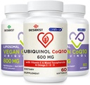CoQ10 600mg 800mg Liposomal CoQ10 Ubiquinol 보충교재 2PCS를 가진 1PCS 뭉치
