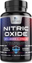 Nitric 산화물 승압기 여분 힘 3000mg - 3X 힘 L 아르기닌 & Citrulline, 남자를 위한 제일 질 산화물 보충교재, 지원 근육, 심장 건강, 에너지 보충교재, 미국에서 병에 넣어진, 240의 캡슐