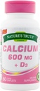 성격의 진실 칼슘 600 mg + D3-60 입히는 모자, 2의 팩