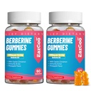 2 팩 Berberine Gummies -1200mg Berberine는 Metabolism와 에너지 지원, Vegan Gelatin-Free-120 조사를 위한 Ceylon Cinnamon를 가진 보충교재를 보충합니다